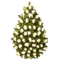 Coroana funerara trandafiri 2